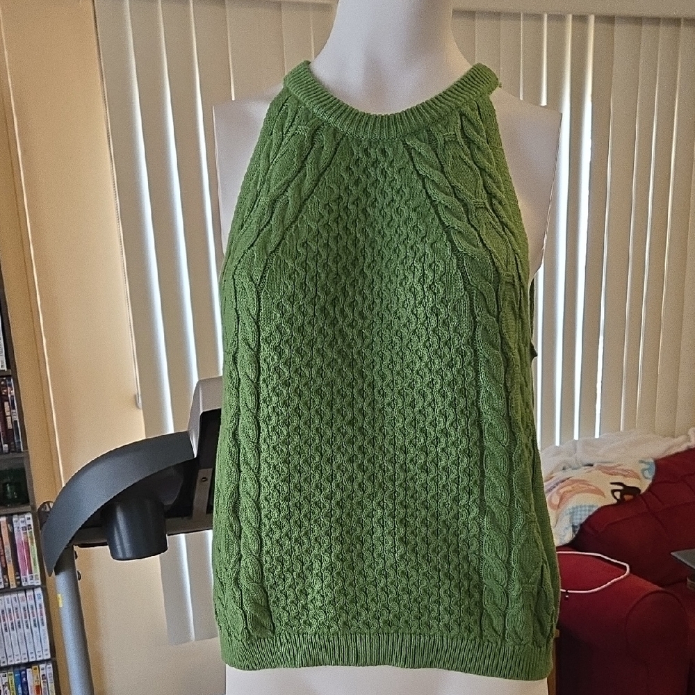 NWT Green Knit Tank Top